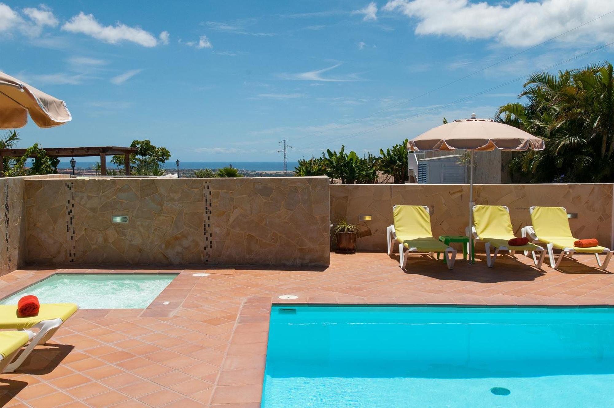 Villa Los Azules 3 a 7 dormitorios Maspalomas  Exterior foto